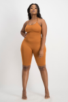 Aaliyah Tie Back Unitard - Glazed Ginger - XL