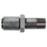 Galvanised Long Screw Nipple - 20MM 10 Piece Pack