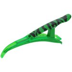 Sectioning Croc Clips Zebra Strip Assorted Colours 13CM 5 PACK