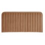 Capri Panel Headboard- King Brown