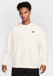Nike Nsw Club Fleece Oversized Ft Crew Sweatshirt - Sail
