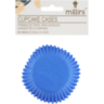 Millini Solid Blue Cupcake Cases 50-PACK