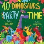 10 Dinosaurs Party Time - Funny Dino Story Book For Toddlers Ages 3-5. Preschool Kindergarten Paperback