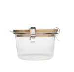 Jar W wdn Lid & Metal Clips 240 Ml