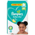 Pampers Baby Dry 48 Nappies Size 5+ Jumbo Pack