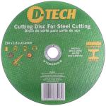 D Tech Cutting Disc Industrial Metal 230 X 1.8 X 22.2 Mm 100 PC DTCD230 S 100