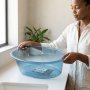 Portable Baby Bath Tub For Infants - Orange