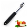 Stainless Steel Apple Corer - Easy-Grip Metal Fruit Core Remover Tool Seed Pitter For Apple Pear Cherry Safe For Food Contact Durable Kitchen Gadget