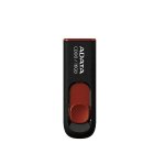 Adata AC008 USB 2.0 16GB Capless Sliding Flash Drive Black & Red