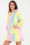 Huggle Hoodie Ultra Plush Free Size Blanket Sherpa Hoodie