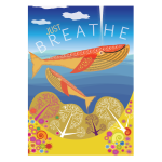 Just Breathe Mindfulness Art Print