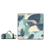 Water Resistant Picnic Blanket 200X200CM Foldable Beach Mat - Urban Jungle