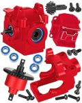Rcyouhott Rc Aluminum Transmission Gearbox Case & 37T Diff Gear Upgrades Part For 1 10 Slash rustler stampede jato 4X4 4WD VXL X