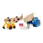 Melissa Wooden Dump Truck & Loader Classic Toy