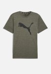 Puma Train Fav Heather Cat Tee - Dark Olive Heather