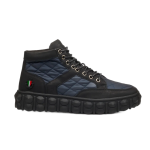 Mens Pigale 8 Faux Nubuck Shoes In Black And Navy - Navy And Black 11