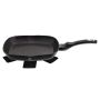 28CM Marble Coating Grill Pan - Carbon Metallic