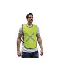 Pioneer Lime Refective Bib – Adjustable Velcro Attatch Government Epwp Style