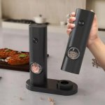 Automatic Electric Salt And Pepper Grinder Set - One-touch Operation