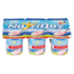 Danone Nutriday Strawberry Flavoured Low Fat Smooth Yoghurt 6 X 100G