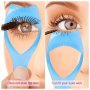 1PC Mascara Shield Guard Lash Buddy Tool Mascara Guard Eye Lash Applicator Makeup Cosmetic Lash Guard Eyelash Tool 3 In 1 Upper Lower Mascara Applicator Tool