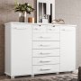 Fontana Matellic Chest Of Drawers White