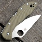 Spyderco Delica 4 SCALES - Aggressive Agent Milling - Linerless - Anodized Fde