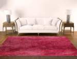 Plush Smte 150 X 180CM Fluffy Carpet -shaggy Foldable Rug Maroon With Keychain