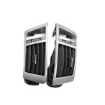 1PAIR Car Middle Center Dash Air Conditioner Outlet Assembly Compatible For Land Cruiser LC200 2008-2013 A c Air Vent Grille