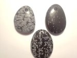 Snowflake Obsidian Stone Pendant F67