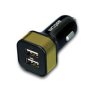 Astrum CC340 Dual USB Car Charger Gold