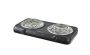 LOGIK Double Spiral Hotplate Black