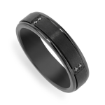 Zirconium & Cubic Zirconia Mens Ring