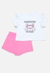 PoP Candy Pj Set - White pink