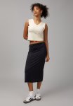 Midi Jelly Skirt - Black