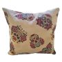 Custom Floral Skull Scatter Cushion Inner Included