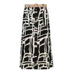 Belted Button-down Skirt