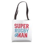 Super Rugby Man Tote Bag