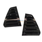 Vw Golf 7 Rear Window Louvers Gloss Black Set 13-21