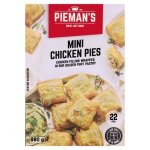 Pieman's Frozen MINI Chicken Pies 880G