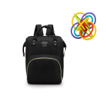 Baby Large Capacity Diaper Bag With Baby Rattle Loopy Loops Ball