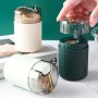 Automatic Pop-Up Toothpick Holder - Sleek Press-Type Dispenser For Home & Restaurant Includes Swabs & Floss Perfect For Christmas Decor