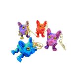 3D French Bulldog Key Ring