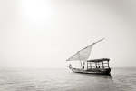 Horizon Sailing Art Print - Premium Stretched Canvas A3