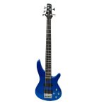Finish Rhythm MI-SPB500 5-STRING Electric Bass Guitar Powerful Low B Smooth Neck Blue red