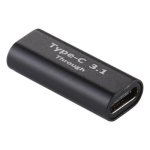 Type-c Usb-c Female To Type-c Usb-c Female Aluminium Alloy Adapter