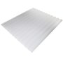 Polycarbonate Roof Sheet Corrugated 2.4M Opal Cover Width 760MM