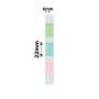 NB512 - - D11 / D101 / D110 / H1S - 6X22MM/2L - 500 Multi-colour Cute Pet Vertical Pen - Stationary Labels