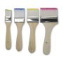 Khoki - Flat Brush Set - Assorted Brush Tip Colours - 4 Piece - 10 Pack