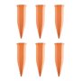 6PIECE Terracotta Plant Watering Spikes Plant Waterer Spikes For Vacations